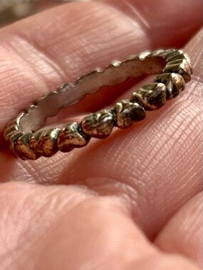 Copper Hearts Ring size 8.75